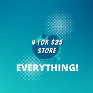 ALL ITEMS 4/$25